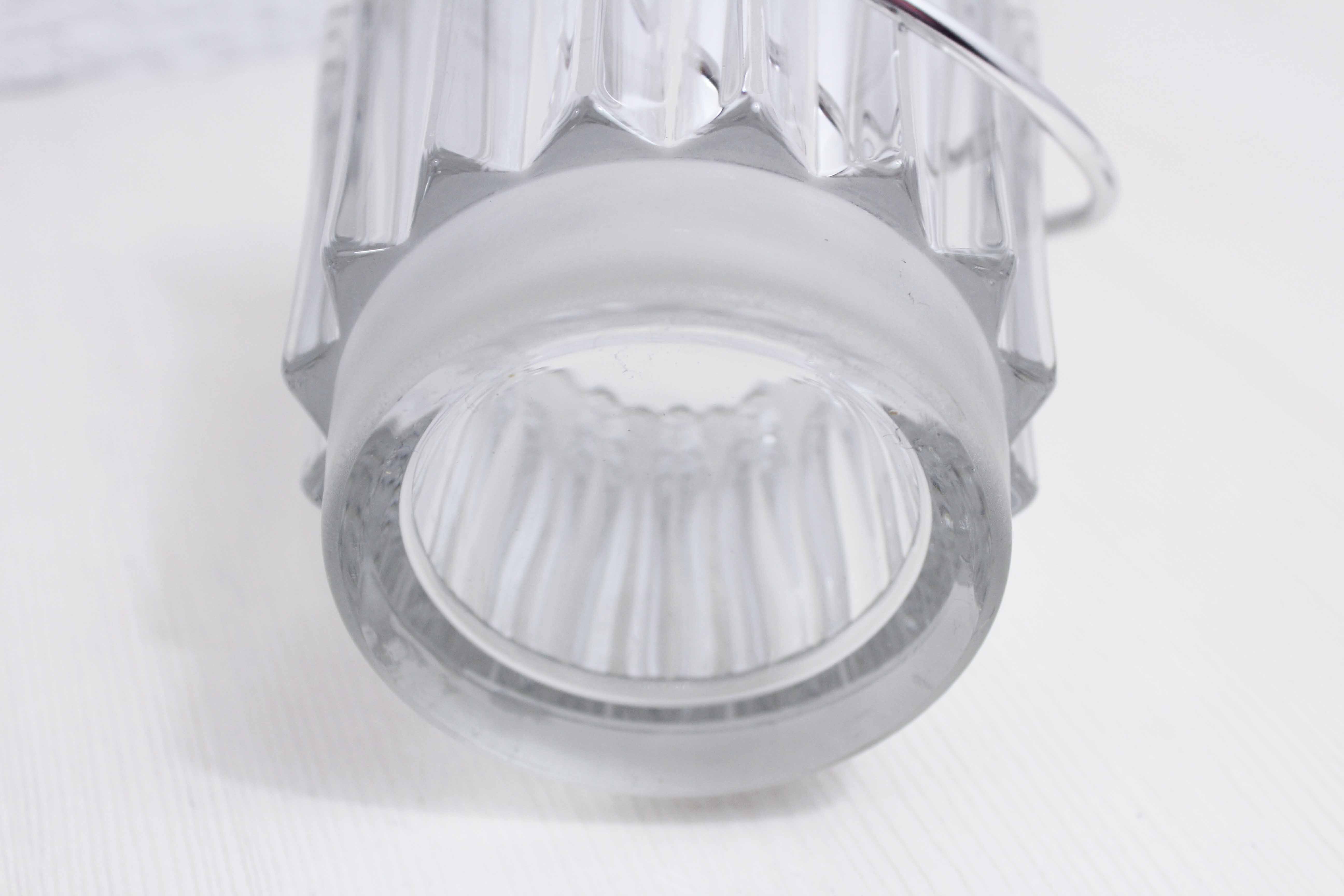 Vintage glass ice bucket