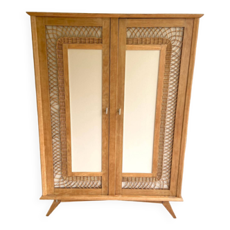 Rattan cabinet