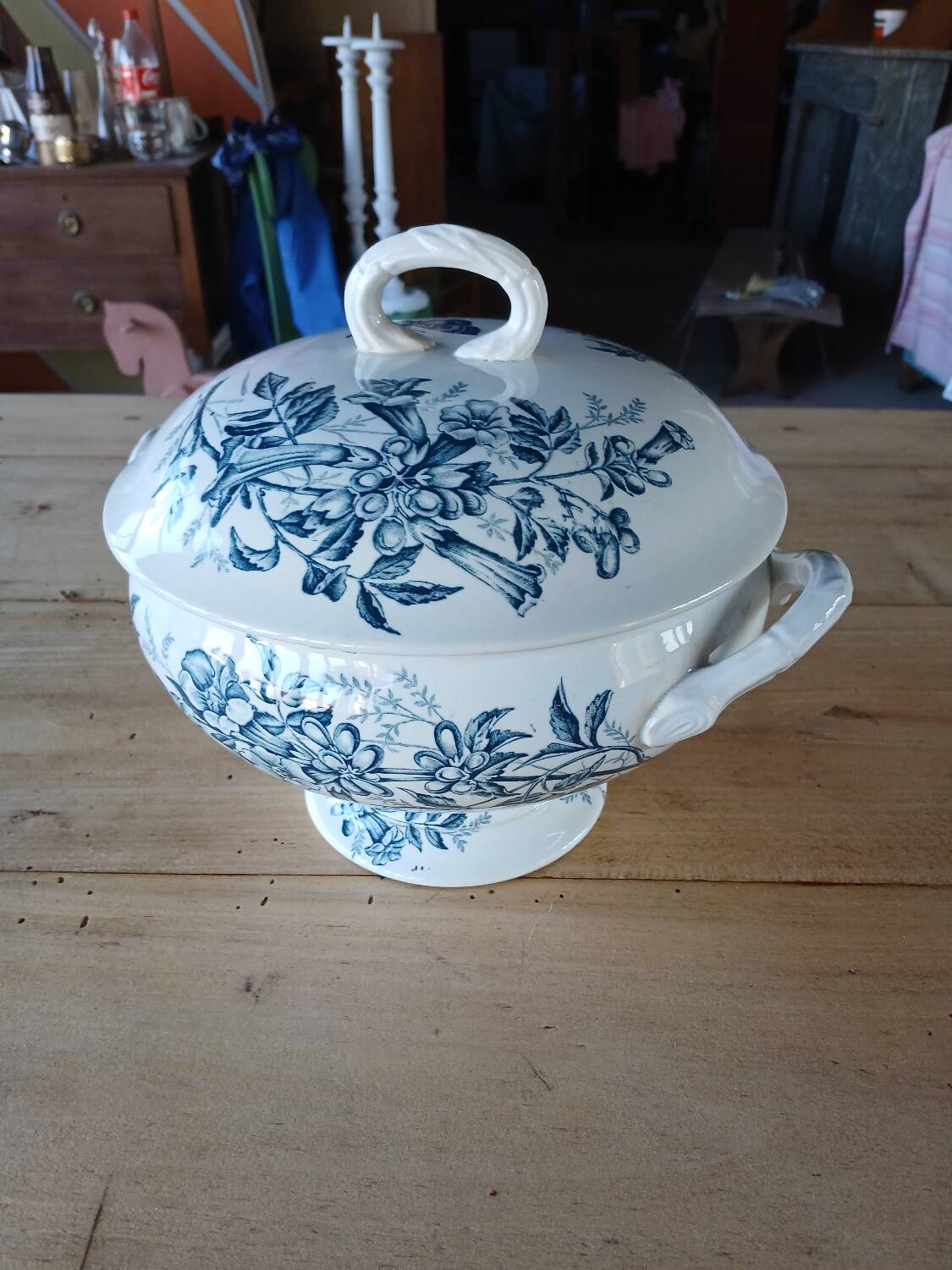 Old Badonviller Iron Earth Soup Tureen