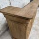 Old oak restaurant bar counter from the early 20th century