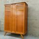 Armoire bois&rotin