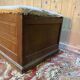 Oak shop bench in chest / trunk