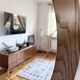 Miroir scandinave XL, 94 cm, années 1960