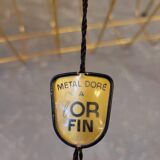 Porte-revues métal doré