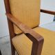 Pair of armchairs bridge era art deco walnut