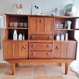 Nathan vintage teak sideboard cabinet bar furniture living room