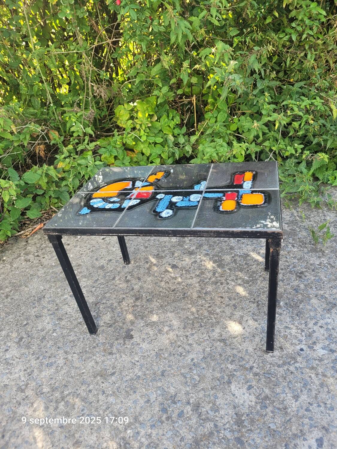 Vintage side coffee table