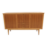 Scandinavian teak and oak sideboard, Sweden, 1960