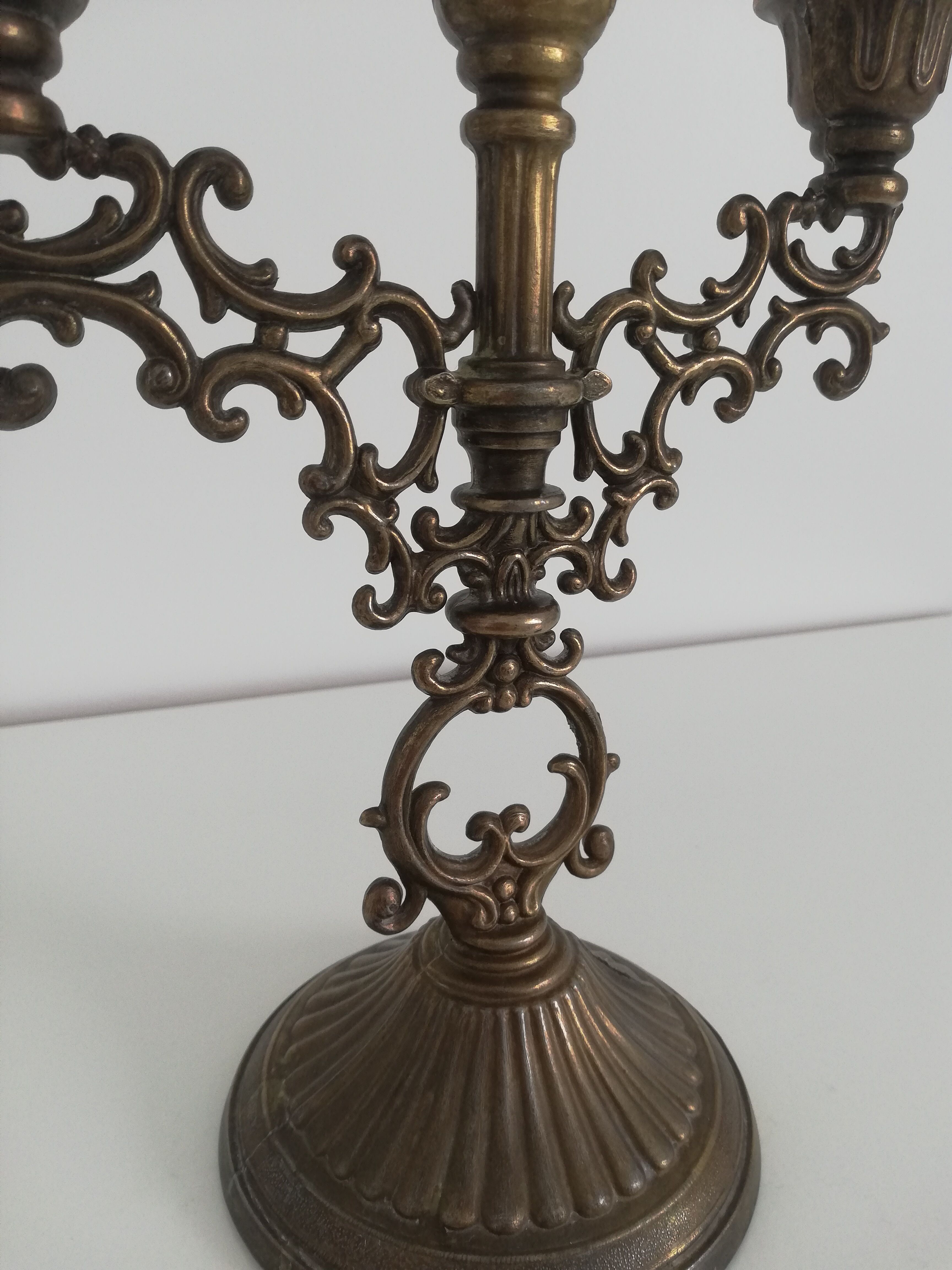 Vintage 3-burner chandelier