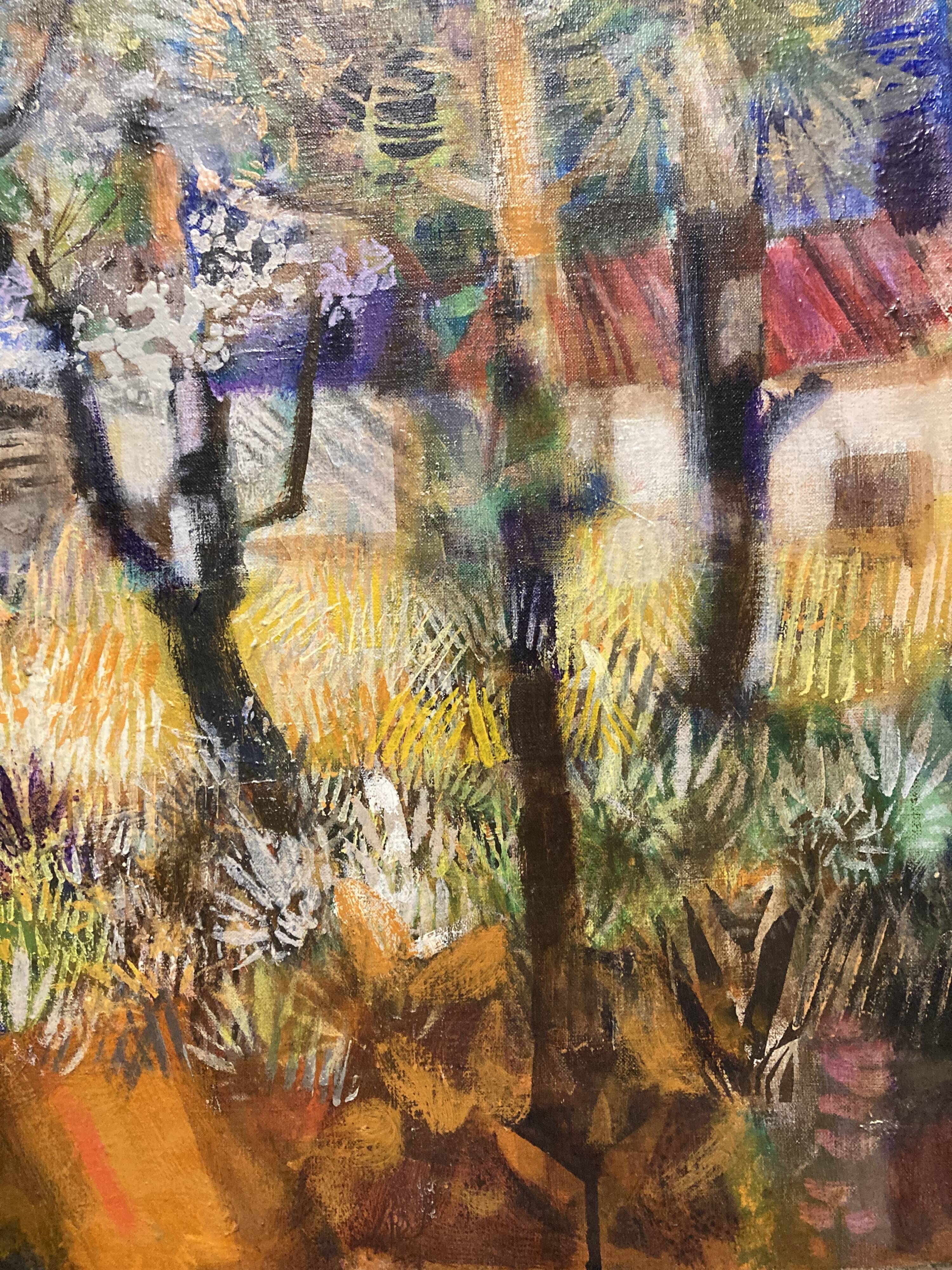 Thalmos, The Holy Mountain Sainte-Victoire, Oil on canvas