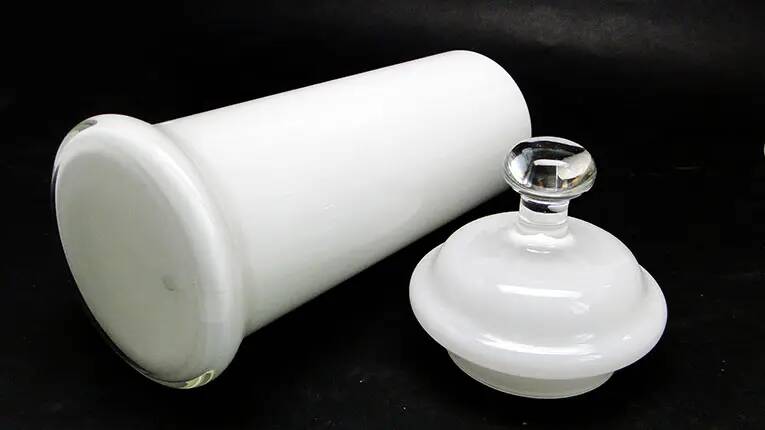 Vase, Polish modernism, glass, Poland, 1970s