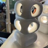 ALBERT TORMOS pebble lamp signed - Sandstone from the Gard - vintage - 60s / 70s