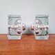 Pair of Ice Cube wall sconces in transparent bubbled glass, 1970s.