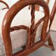 Paire de fauteuils en rotin torsadé 