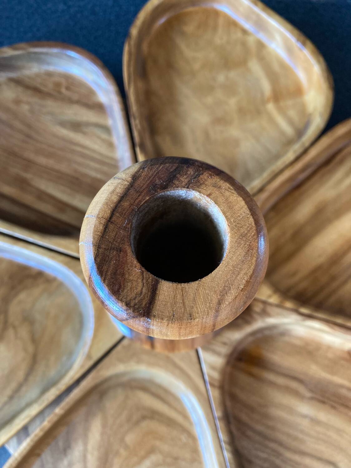 Olive wood appetizer dish