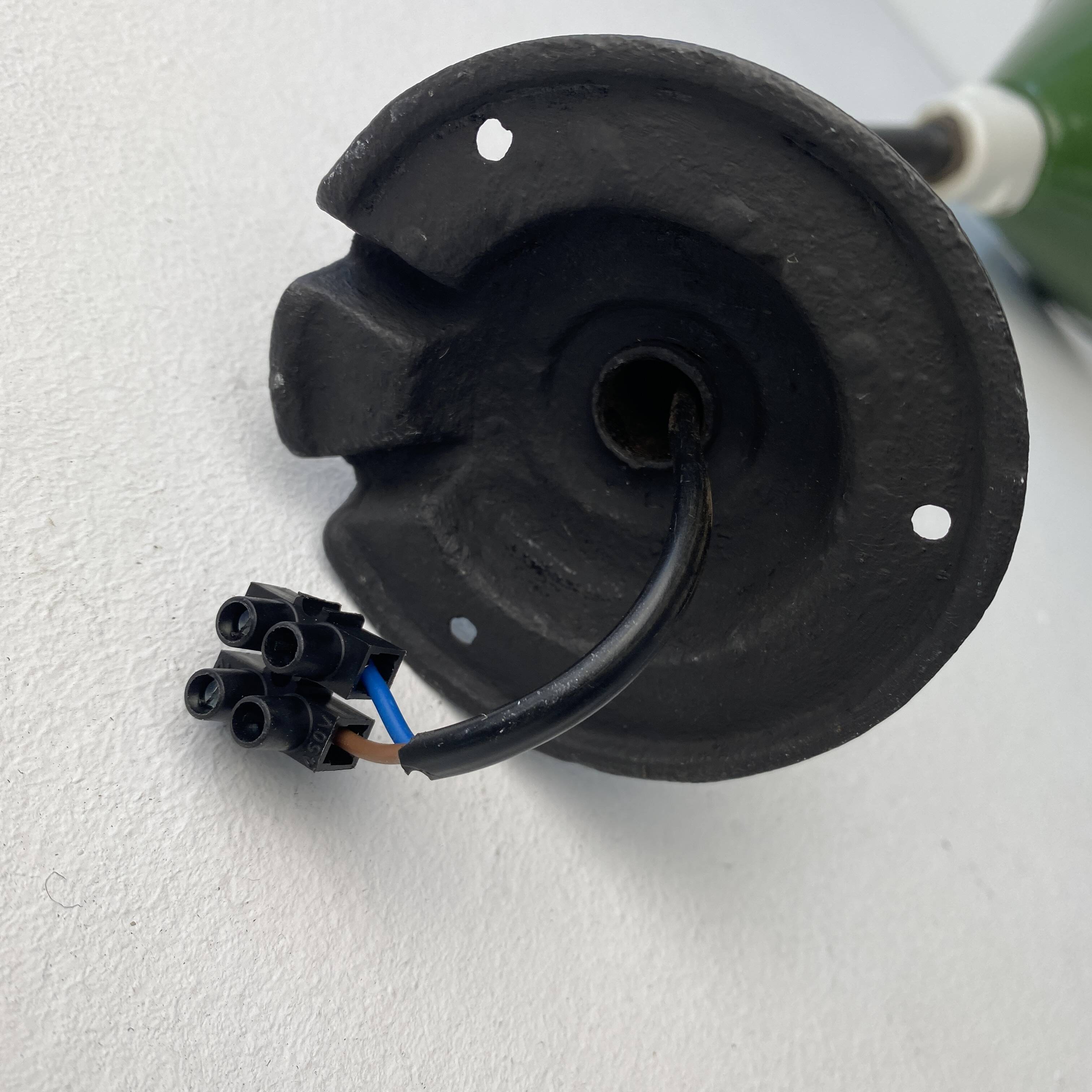 Old small swan neck vintage wall light