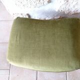 Vintage velvet pouf