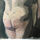 Tableau ancien femme nue