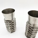 Pair of “compression” vases by jacques moniquet – 1970s