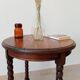 Side table from the 40s/50s in turned wood, Louis XIII style