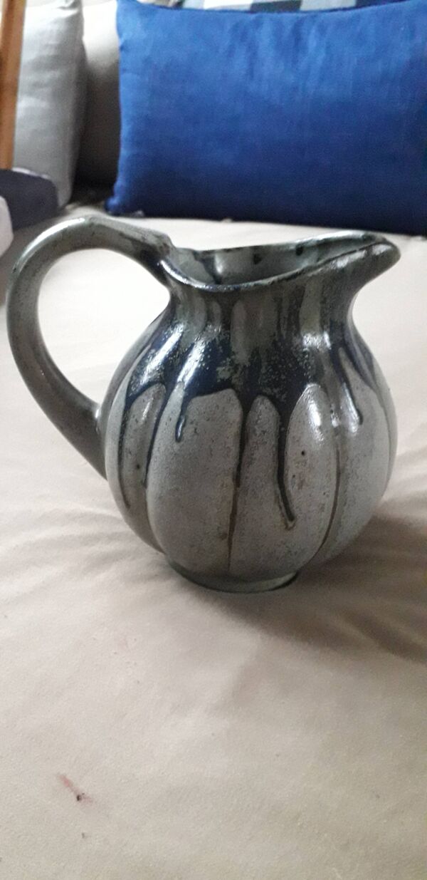Pichet, vase vintage en forme de melon