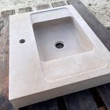 Molded stone sink