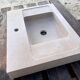 Molded stone sink