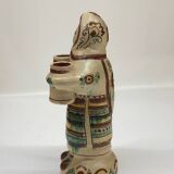 Bougeoir anthropomorphe artisanal circa 1960