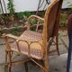 Fauteuil rotin Perret et Vibert