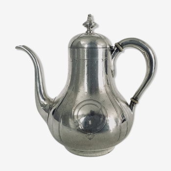 Solid silver teapot Emile Hugo