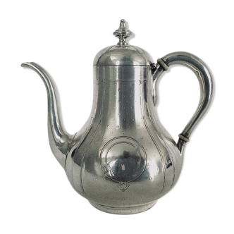 Solid silver teapot Emile Hugo