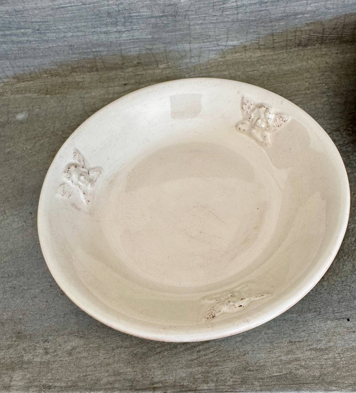 2 antique plates, for soup or porridge