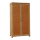 Mid-century bamboo and rattan wardrobe, Italy ca. 1960