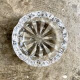 Saint Louis ashtray in chiseled crystal