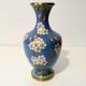 Lot of 3 ancient Chinese vases in bronze emaux partitioned champlevé