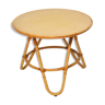 Round low table all rattan