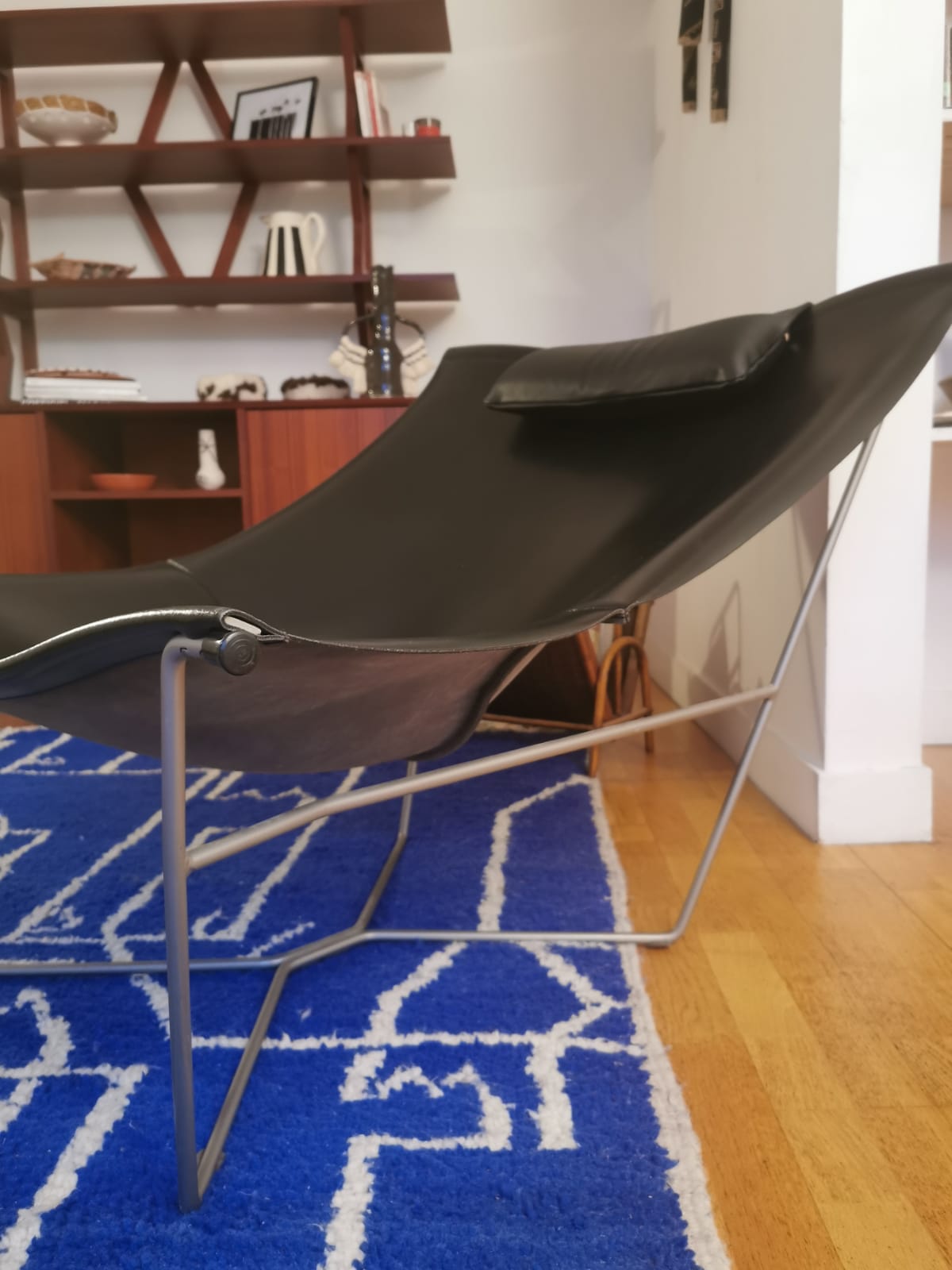 Vintage leather armchair