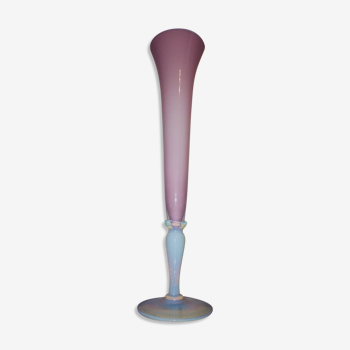 Pink opaline vase