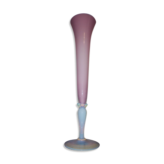 Pink opaline vase