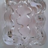Crystal ashtray Daum leaf oak