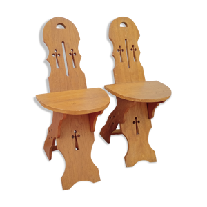 Paire de chaises d' appoint