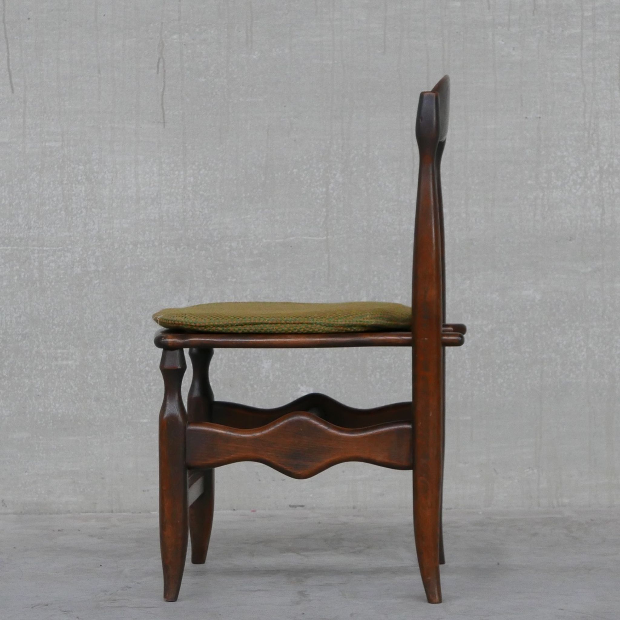 Set of six chairs by Guillerme et Chambron