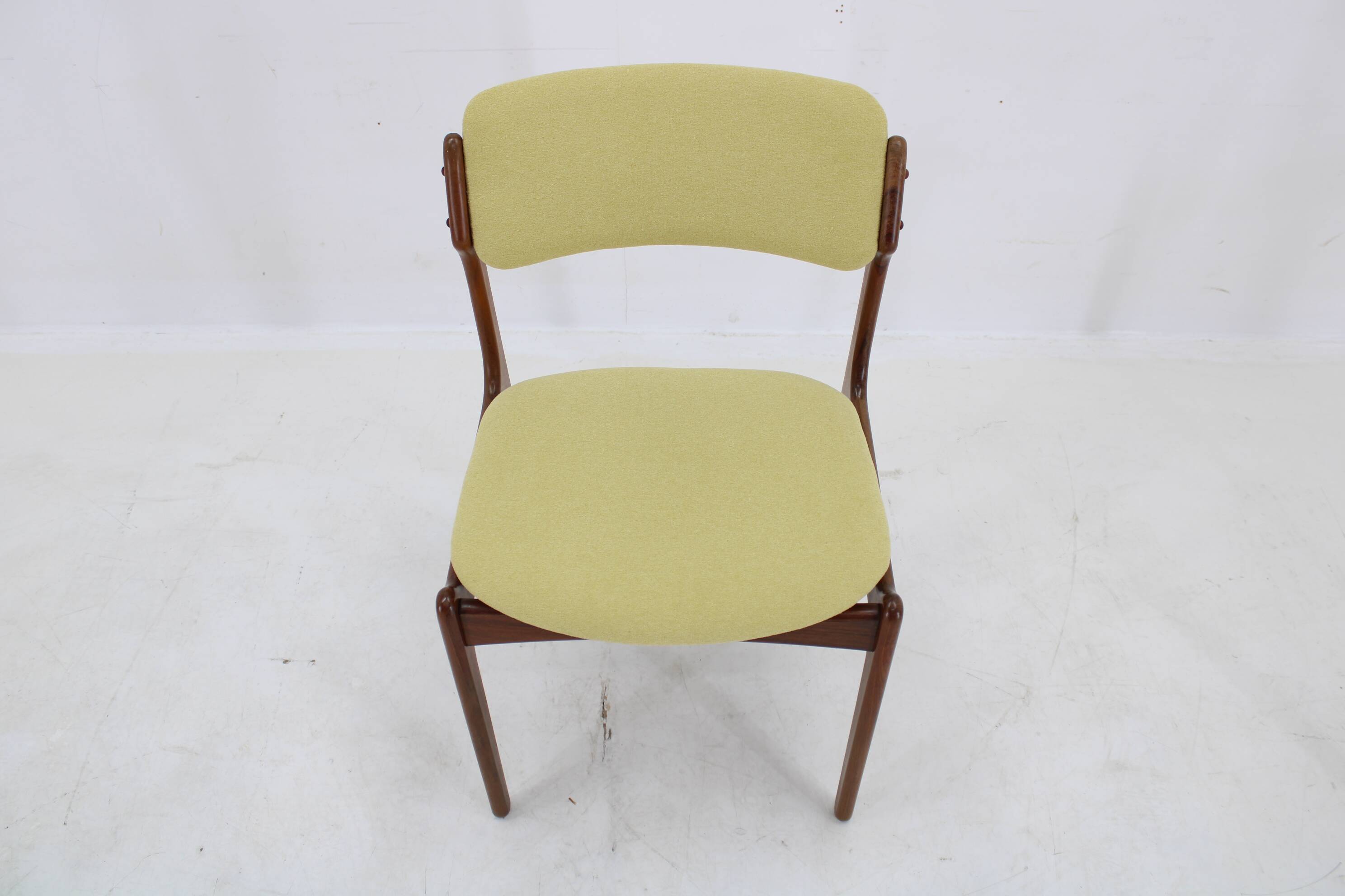 1960s Erik Buch Set of Six Restored Teak Dining Chairs, Denmark