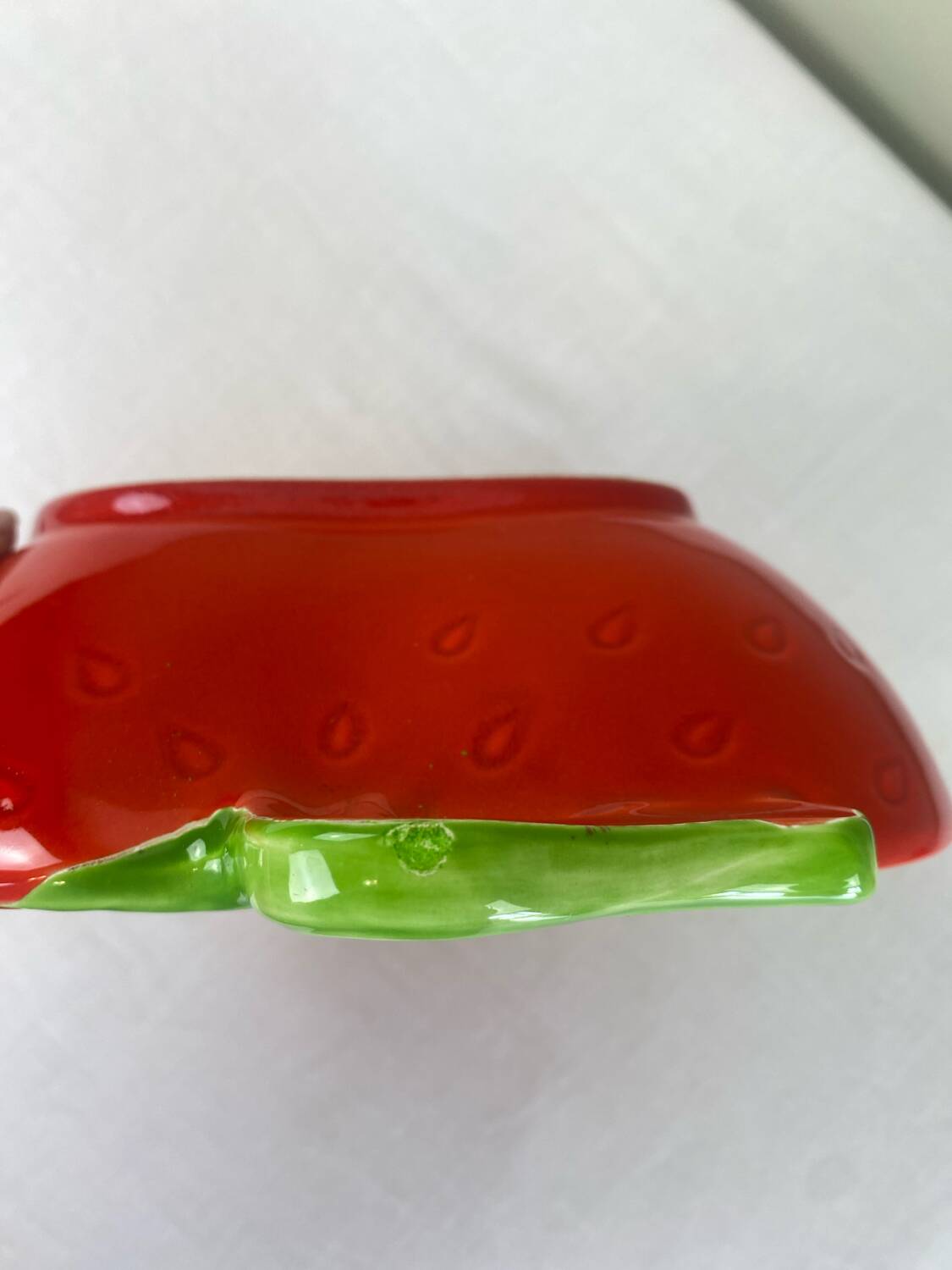 Strawberry hollow dish