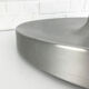 Space age aluminum wall lamp by Staff Leuchten, flush light, 1960-70s