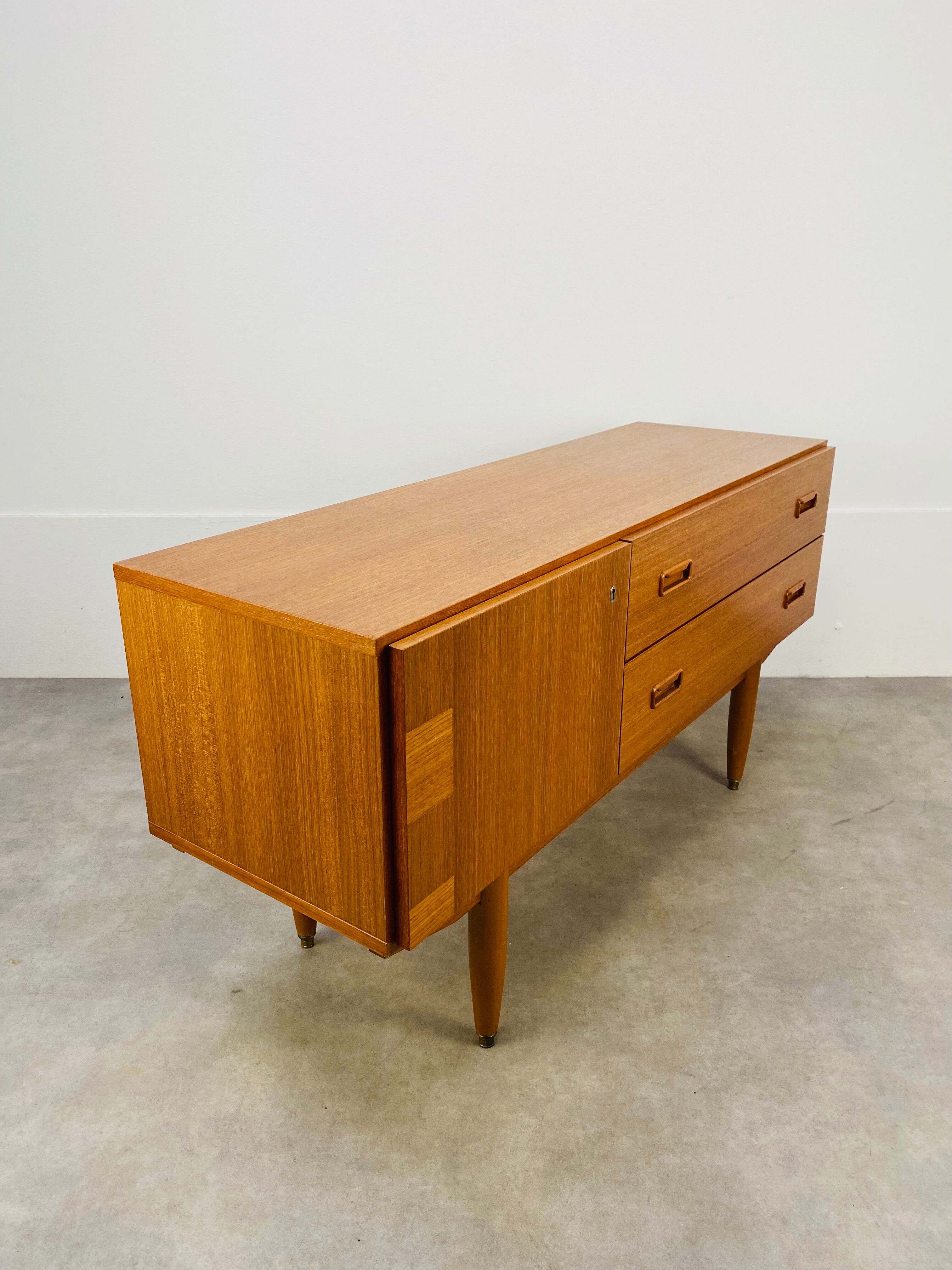 Scandinavian teak 60s sideboard TV stand