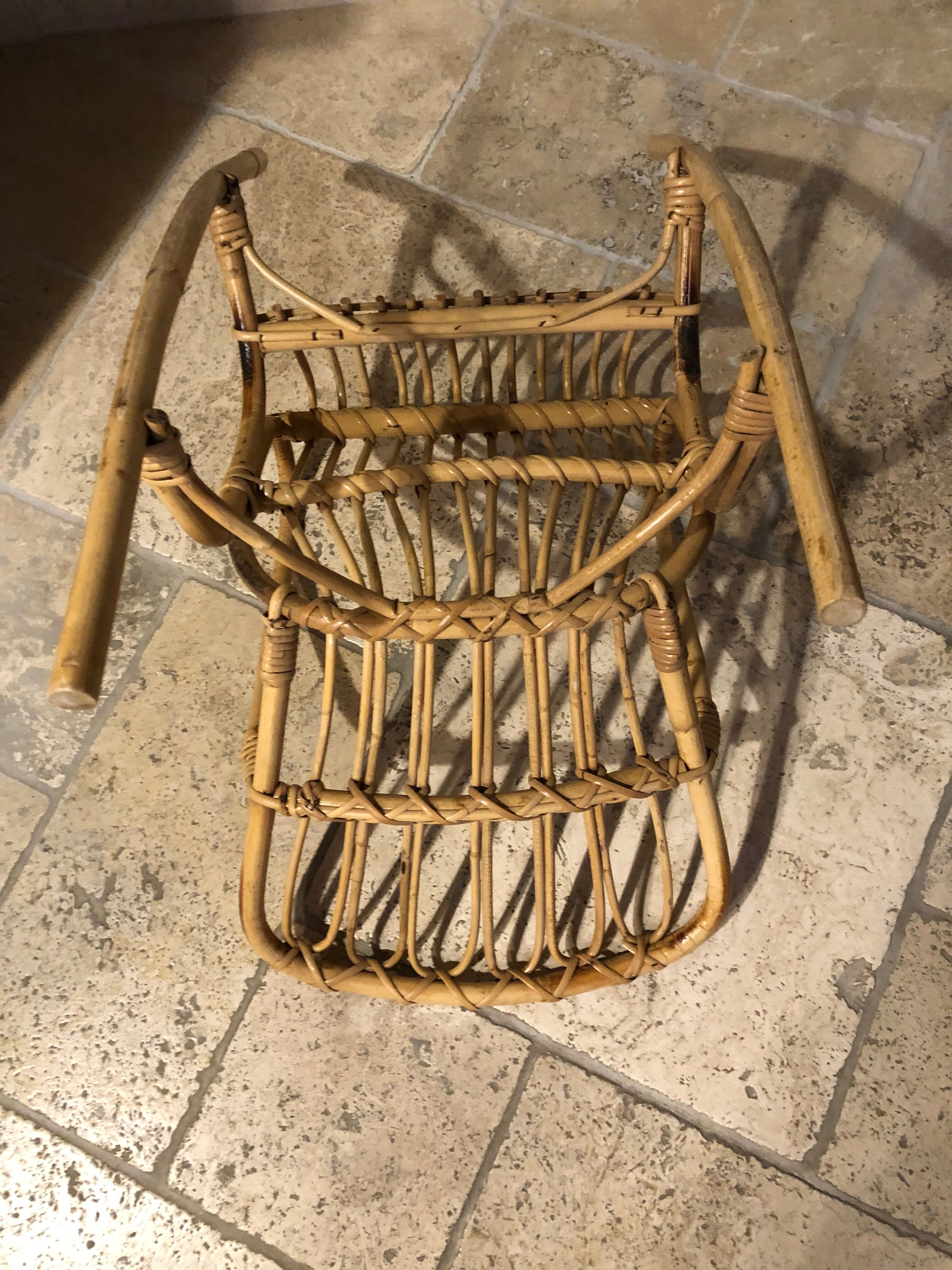 Rattan chair for children