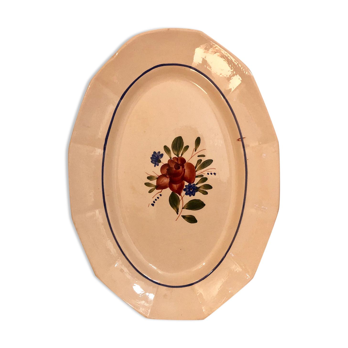 Long dish Digoin Sarreguemines 9177