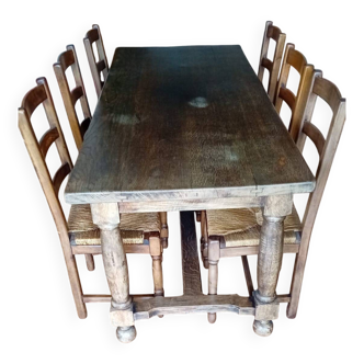 Dining room table + chairs