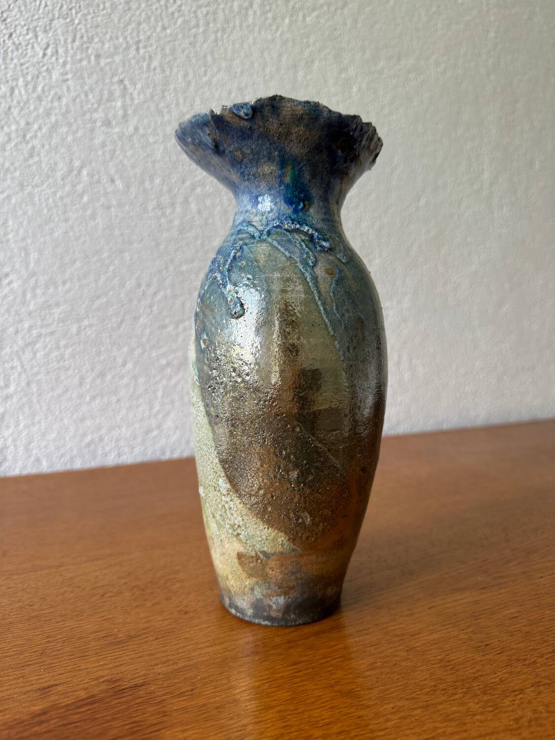 Vintage raku vase